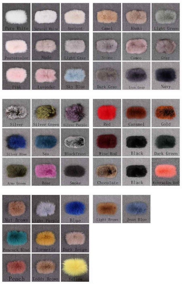 Dinero fur swatches